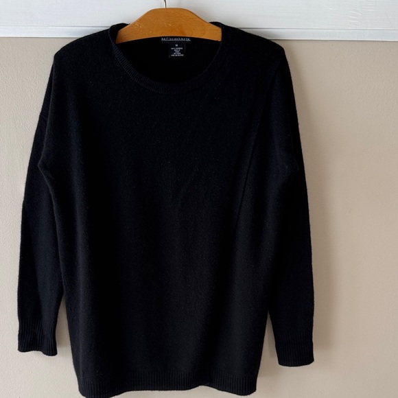 Sofia Cashmere Sweaters - Sofia Cashmere Black Sweater/Cardigan